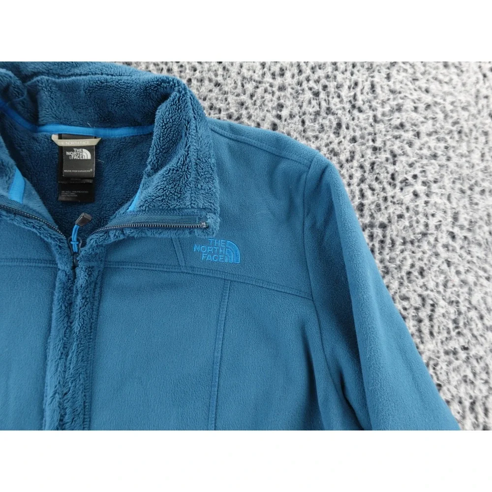 The North Face Womens Fleece‎ Jacket Full Zip Blue XL TG Regular